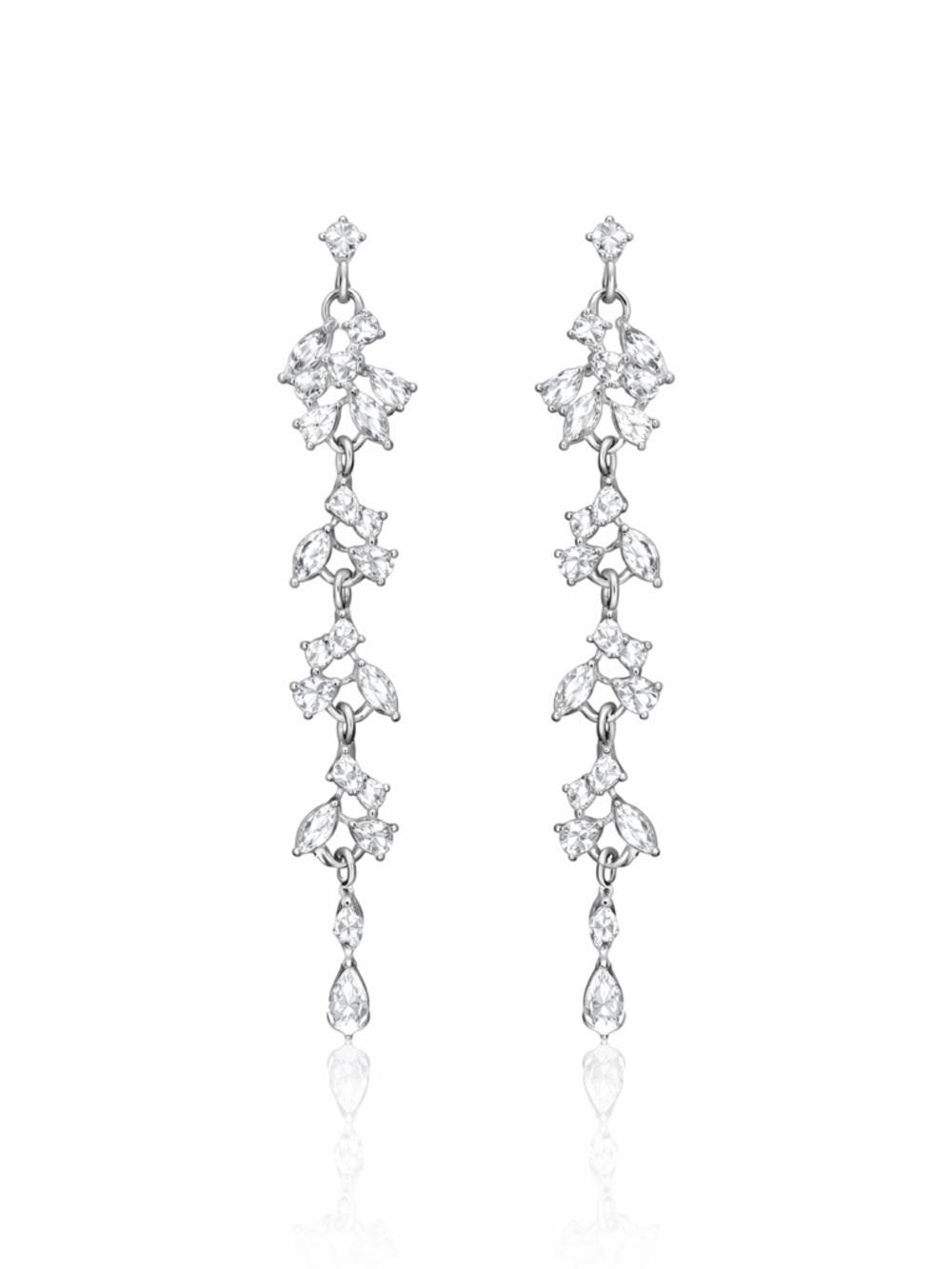 Elegant Silver Drop Earrings